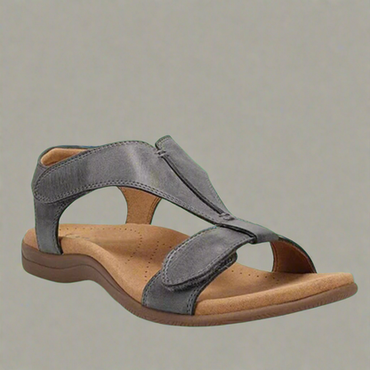 Orthopädische Sandalen in Off-White für Damen – stilvoll und ganztägig tragbar