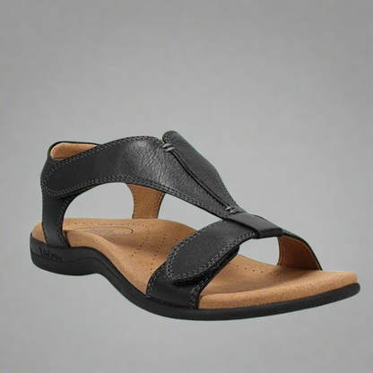 Marineblaue orthopädische Sandalen für Damen – robust, leicht und elegant