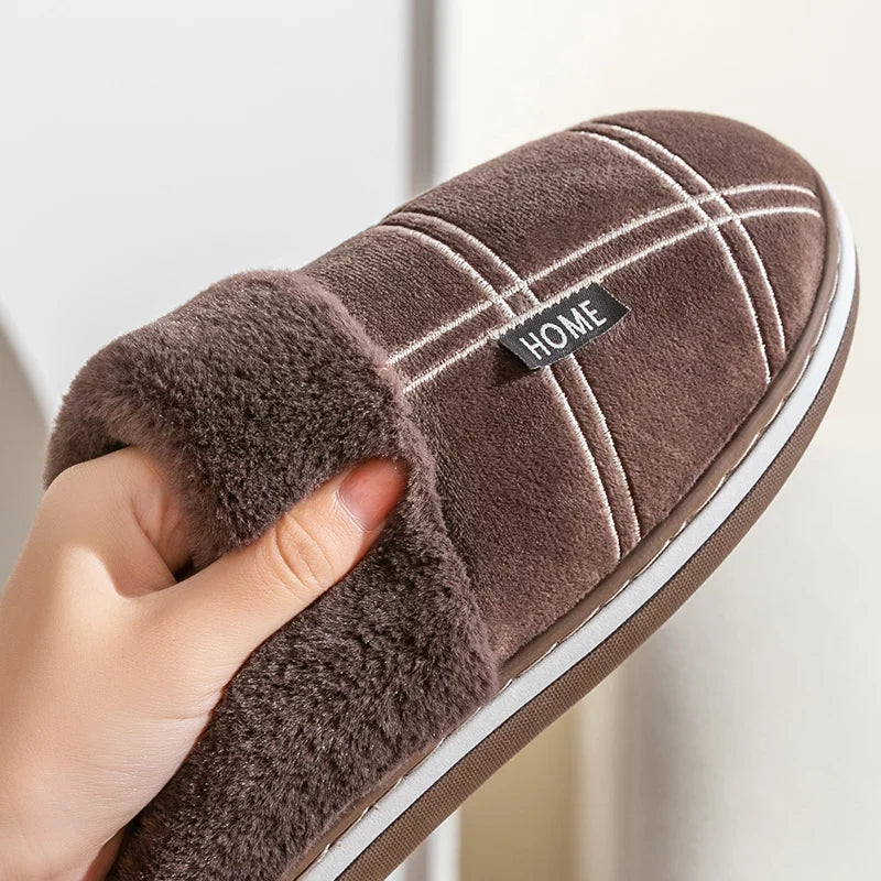 Relax Hausschuhe in Braun – weiche Polsterung und TPR-Sohle