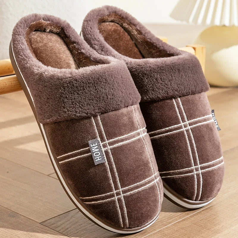 Relax Hausschuhe Größe EU 41/42 in Braun – Unisex-Passform