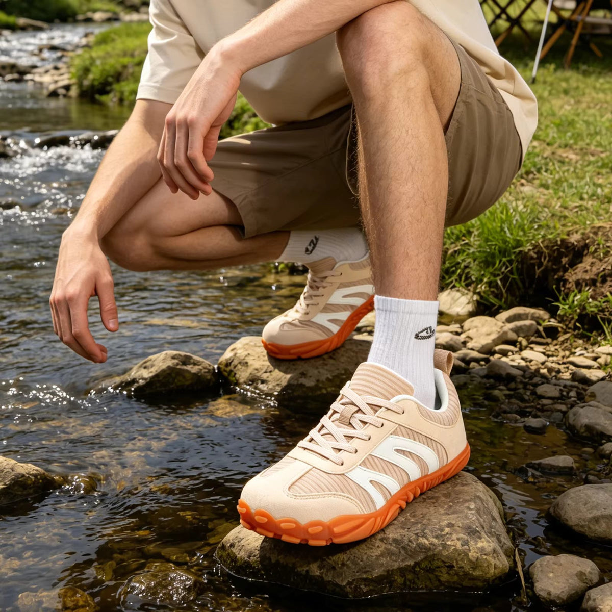 Rovik Sneaker Grau – Innenansicht Einlegesohle