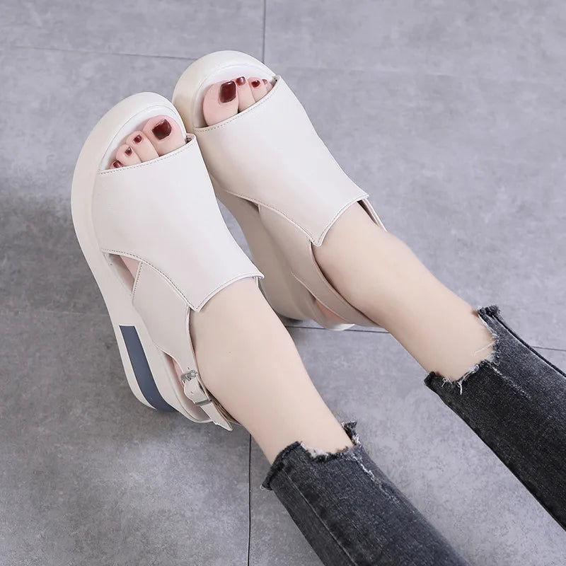 Selina orthopädische Sandalen Beige – Druckentlastung für die Fußsohle