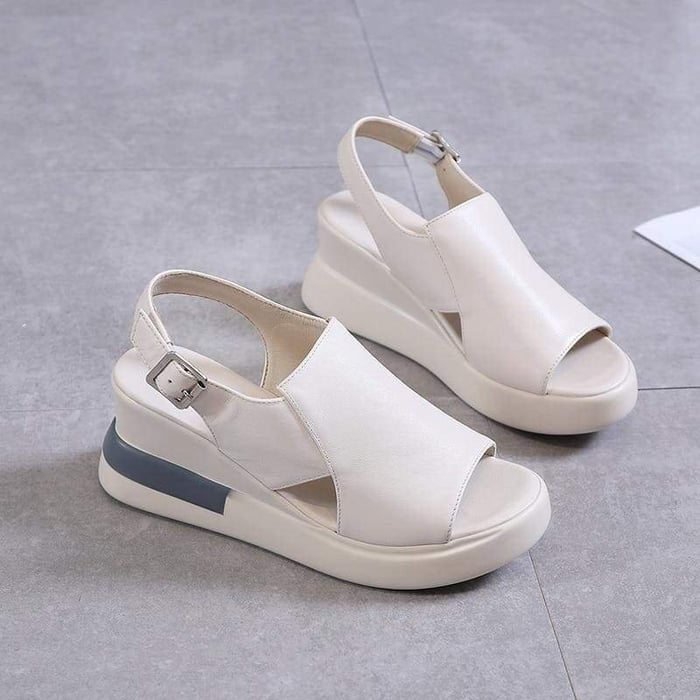 Selina Damen-Sandalen Schwarz – Ansicht von oben