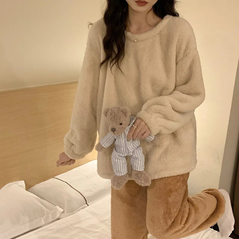 Damen Fleece-Set Selva in Farboption C01