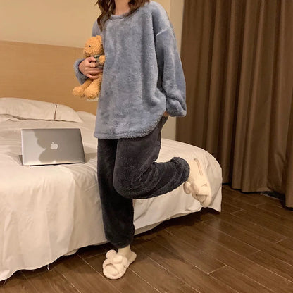 Selva Damen Fleece-Set als gemütliche Loungewear zu Hause