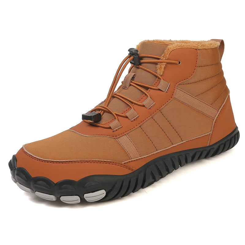 Herren Winterschuh Torvyn mit wattiertem Knöchelbereich in Braun