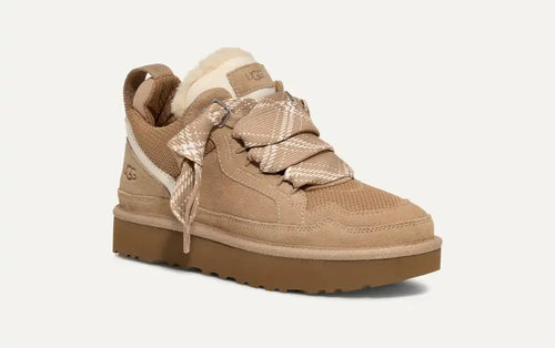 UGG Lowmel Sneaker in Sand – Retro-Damen-Sneaker mit Mesh-Canvas-Obermaterial