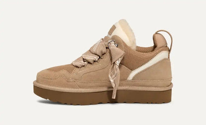 UGG Lowmel Sneaker Chestnut – Nahaufnahme EVA-Laufsohle aus Zuckerrohr