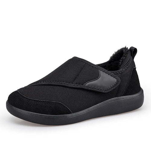 Velmor orthopädische Winterschuhe Unisex mit breiter Zehenbox in Schwarz