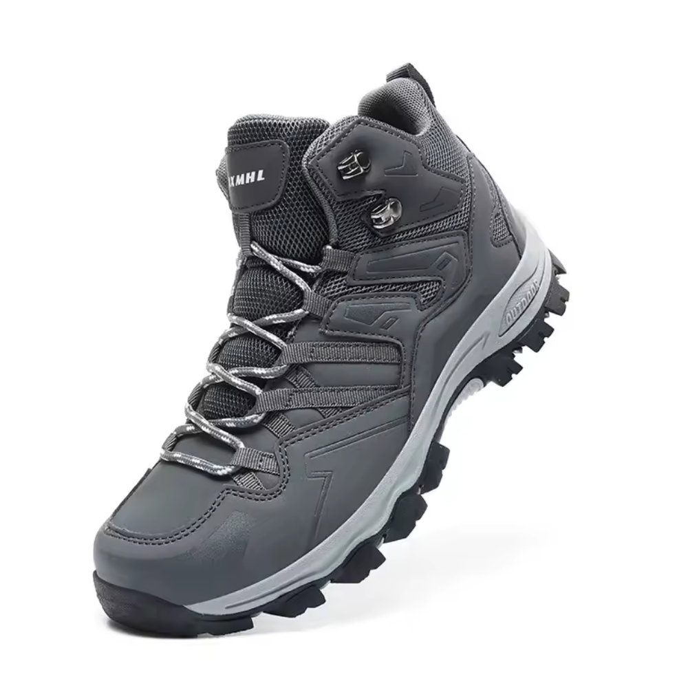Vestra Wasserdichte Trekkingschuhe in Grau – Detailansicht Sohle